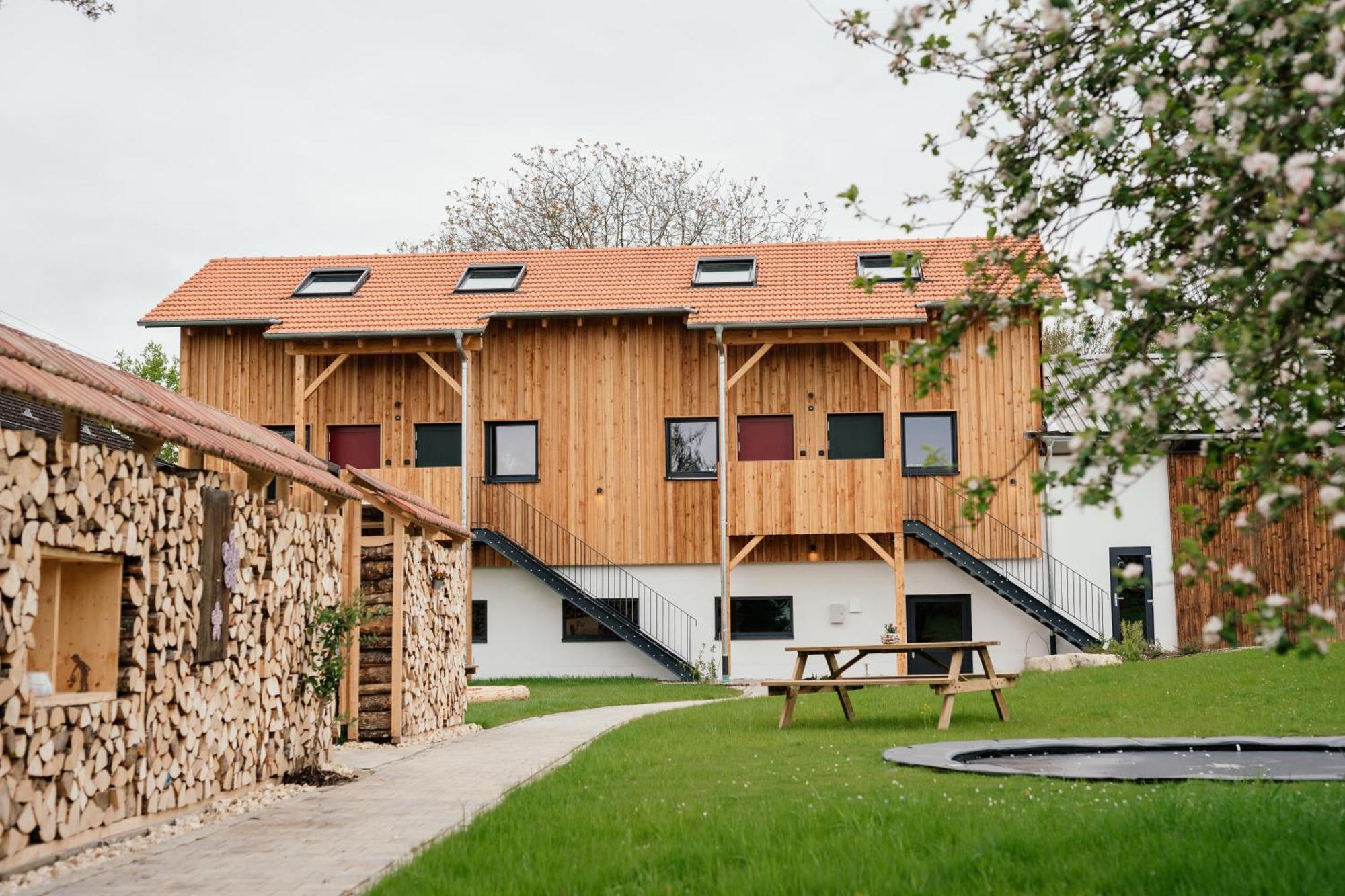 Apartamento Raschbrunnenhof - Oekolandbau & Erholung Haunsheim Exterior foto